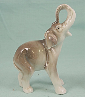 Early Goebel Porcelain Miniature Elephant