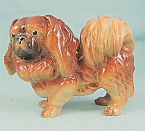 Vintage Porcelain Pekingese Dog