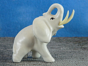 Small Ceramic White Elephant