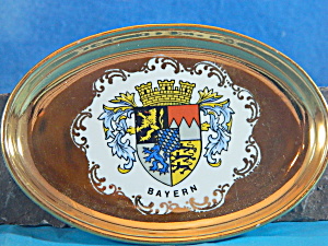 Miniature Porcelain Bayern Souvenir Pin Dish