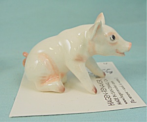 Hagen-renaker Miniature Sitting Piglet