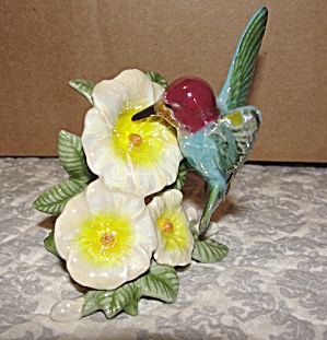 Hummingbird On Flower, #3270, 3 1/8