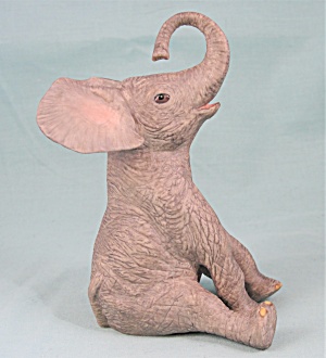 Lenox Porcelain Baby Elephant Named Showering