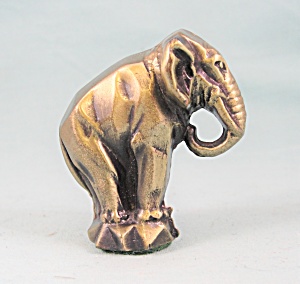 Vintage Brass Miniature Elephant