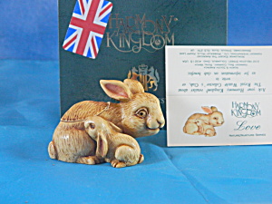 Harmony Kingdom Treasure Jests Love Rabbits