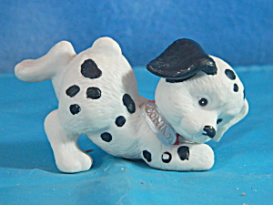 Porcelain Dalmatian Puppy Named Domino