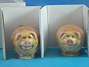 Harmony Bell Pot Bellys Pig Salt And Pepper Shakers