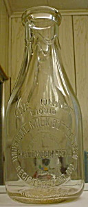 Early, Chattanooga, Tenn. Qt. Milk Bottle
