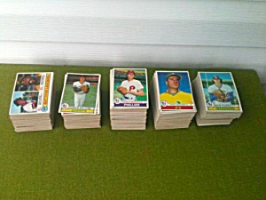 1979 Topps Baseball Cards Partial Set