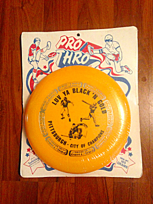 70's Whirley Frisbee Pittsburgh Sports Sealed