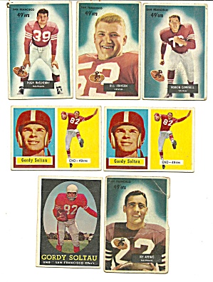 1950's San Francisco 49ers Football Cards