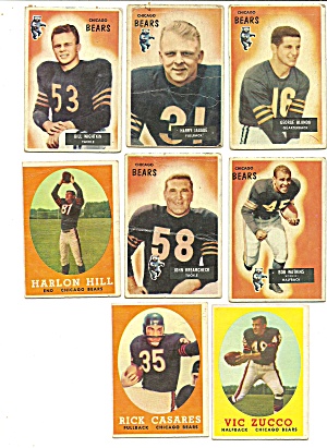 1950's Chicago Bears Football Cards