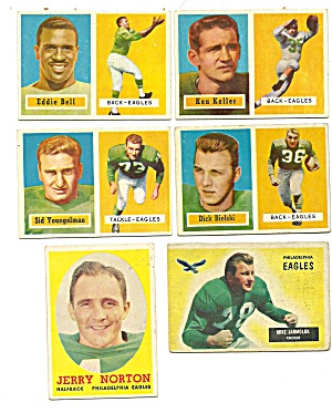 1950's Philadelphia Eagles Football Cards