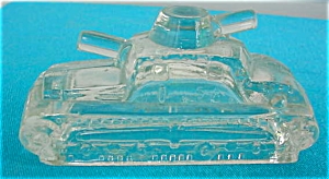 Early Glass Tank Candy Container