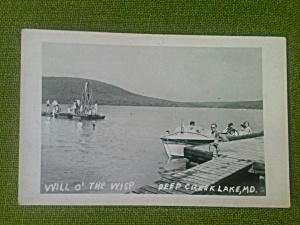 Will O' The Wisp Deep Creek Md Postcard