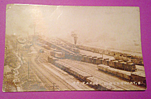 Old Postcard Rail Yards Holloway Ohio