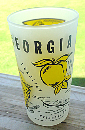 Georgia State Souvenir Glass