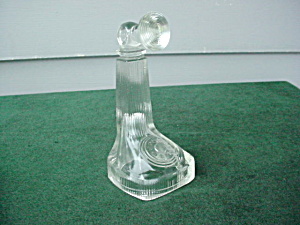 Early Glass Telephone Candy Container