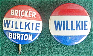 Pr. Of Wilkie Political Badges