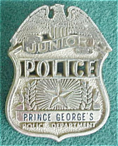 Prince Georges Junior Police Dept. Badge