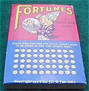 Early Fortunes Tip Board