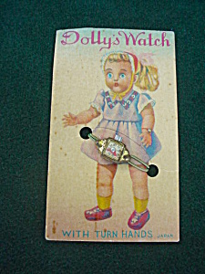 Old Dolly's Watch On Card