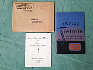 1948 Fostoria Employee Guidebook & Recognitio