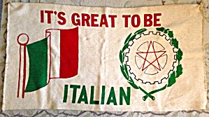 It's Great To Be Italian Banner