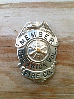 Old Badge Cheswick Volunteer Fire Pittsburgh?