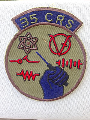 35 Crs Military Patch