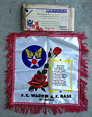 50s F.e. Warren Afb Wyoming Pillow Case Cover