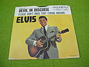Rca Elvis 45 W/sleeve Devil In Disguise/pleas
