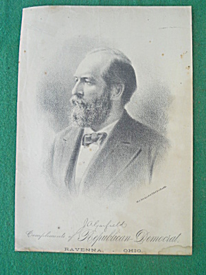 Old Litho Print J.a. Garfield W.j. Morgan Co.