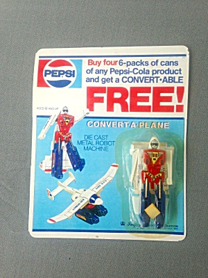 Pepsi Transformer Promo Convert-a-plane