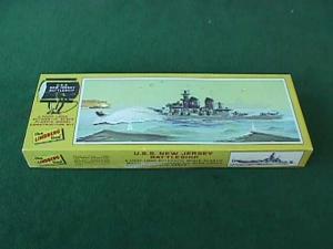 Lindberg Uss New Jersery Battleship Model Kit