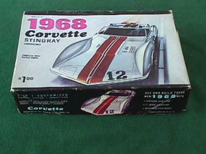 1960's 1968 Corvette Stingray Model Kit