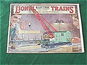 1928 Lionel Electric Toy Train Catalog