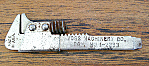 Voss Machinery Pittsburgh Pa Adver. Wrench