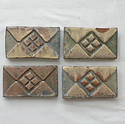 Moravian Border Tiles - Set Of 4