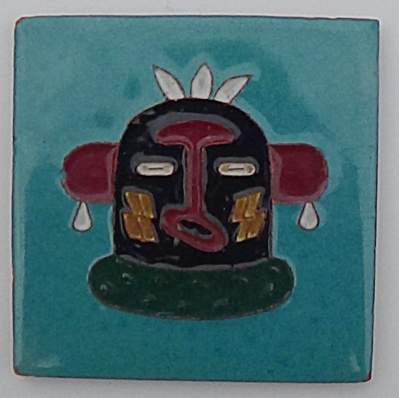 Mckusick Gila Pottery 6 Inch Hopi Mudhead Tile