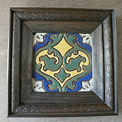 Mueller Tile Company Vintage Framed Tile