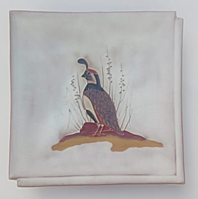 Foothill Pottery From Mckusick Designed Quail Plate