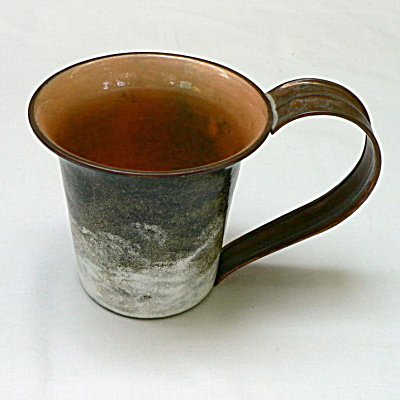 Nekrassoff Large Handled Mug - Brown