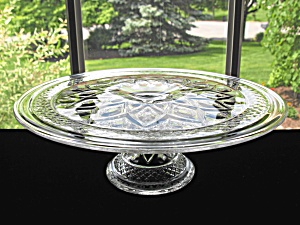 Imperial Cape Cod Footed Cake Plate