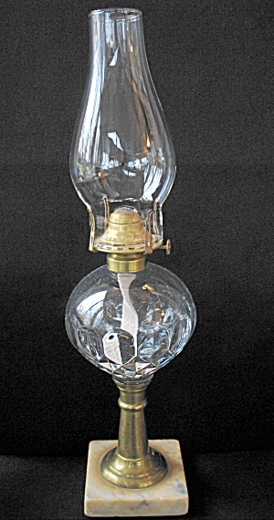 Antique Eapg Hobbs Brockunier & Co. Oil Lamp - Veronica