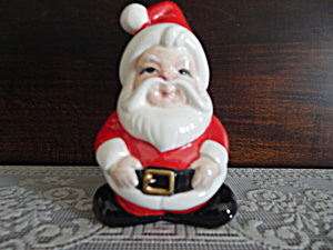 Vintage Christmas Lefton Santa Napkin Holder