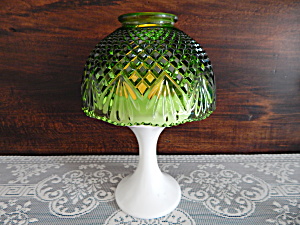 Westmoreland Glass Pineapple & Fan Candle Mini Lamp