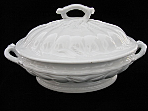 Antique Ceres Ironstone Covered Vegetable Tureen