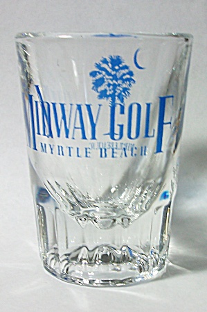 Vintage Midway Golf Myrtle Beach Double Shot Glass