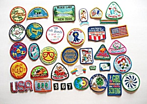 36 - Girl Scout Patches - Most 1990`s - Thousand Island